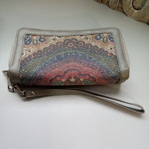 Multicolor Wallet Double Zipper Card Holder‎